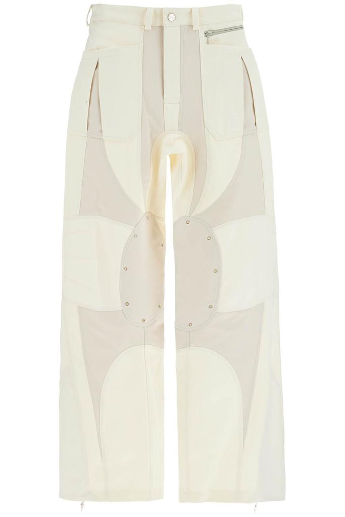 Mugler patchwork cargo pants with