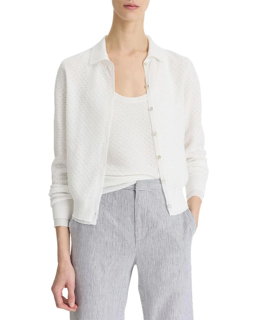 Vince Collared Cardigan Sweater 1