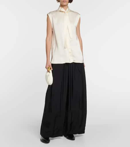 Jil Sander Satin sleeveless blouse 2