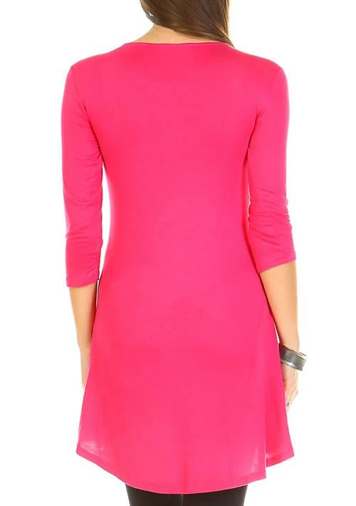 White Mark Mark Plus Size Maternity Calla Tunic 2