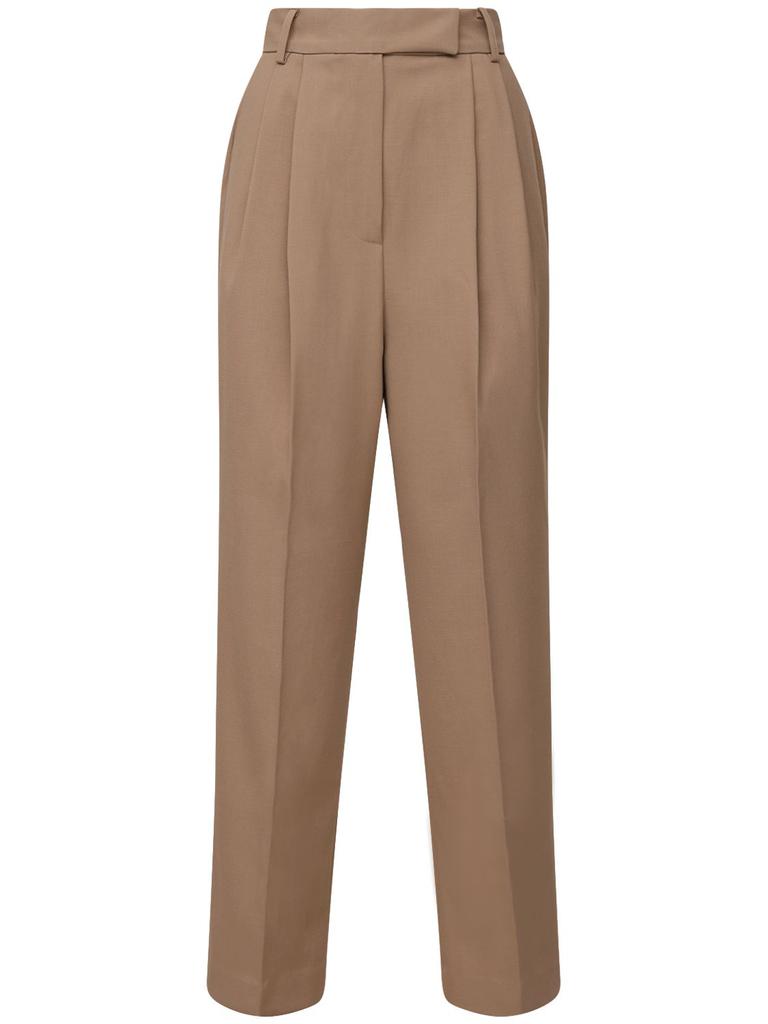 The Frankie Shop Bea Pleated Tech Twill Pants