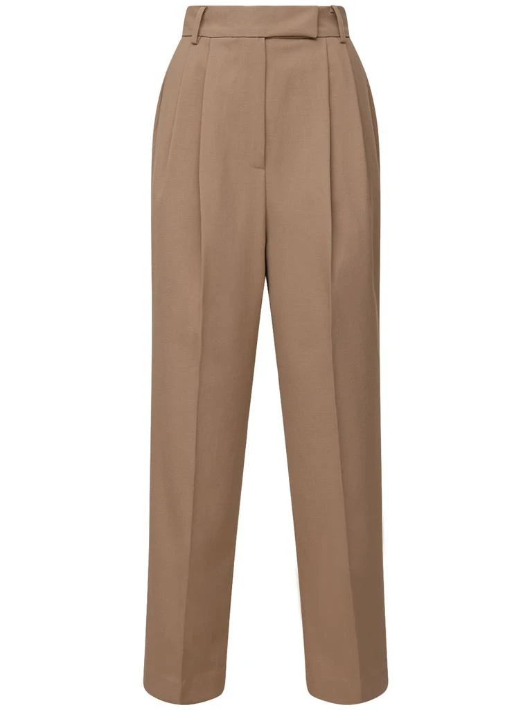 The Frankie Shop Bea Pleated Tech Twill Pants 1