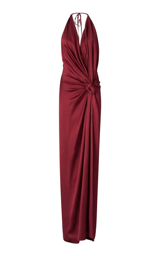 Shop Silvia Tcherassi - Jazmin Gathered Satin Maxi Dress - Red - L - Moda  Operandi on Sale at BeyondStyle  Get 40% Off Silvia Tcherassi - Jazmin  Gathered Satin Maxi Dress -