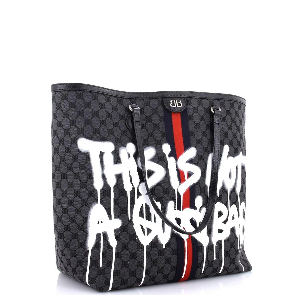 Balenciaga x Gucci The Hacker Project Tote Graffiti BB Canvas Large 2