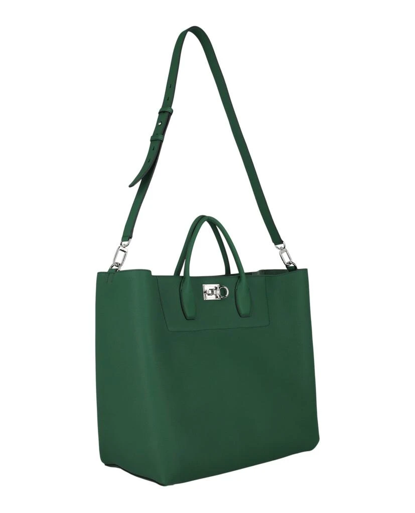 Salvatore Ferragamo The Studio Large  Leather Tote 4