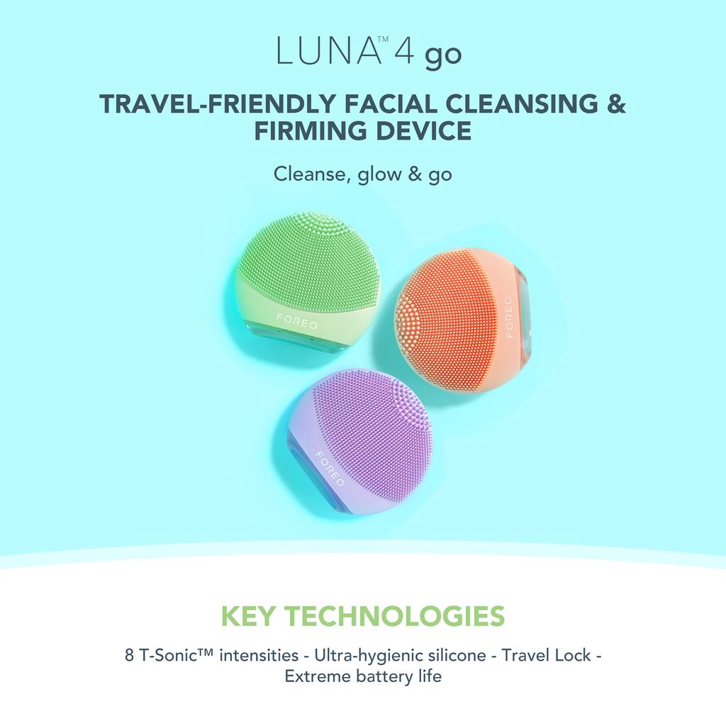 Foreo FOREO LUNA 4 GO 2-Zone Facial Cleansing and Firming Device for All Skin Types