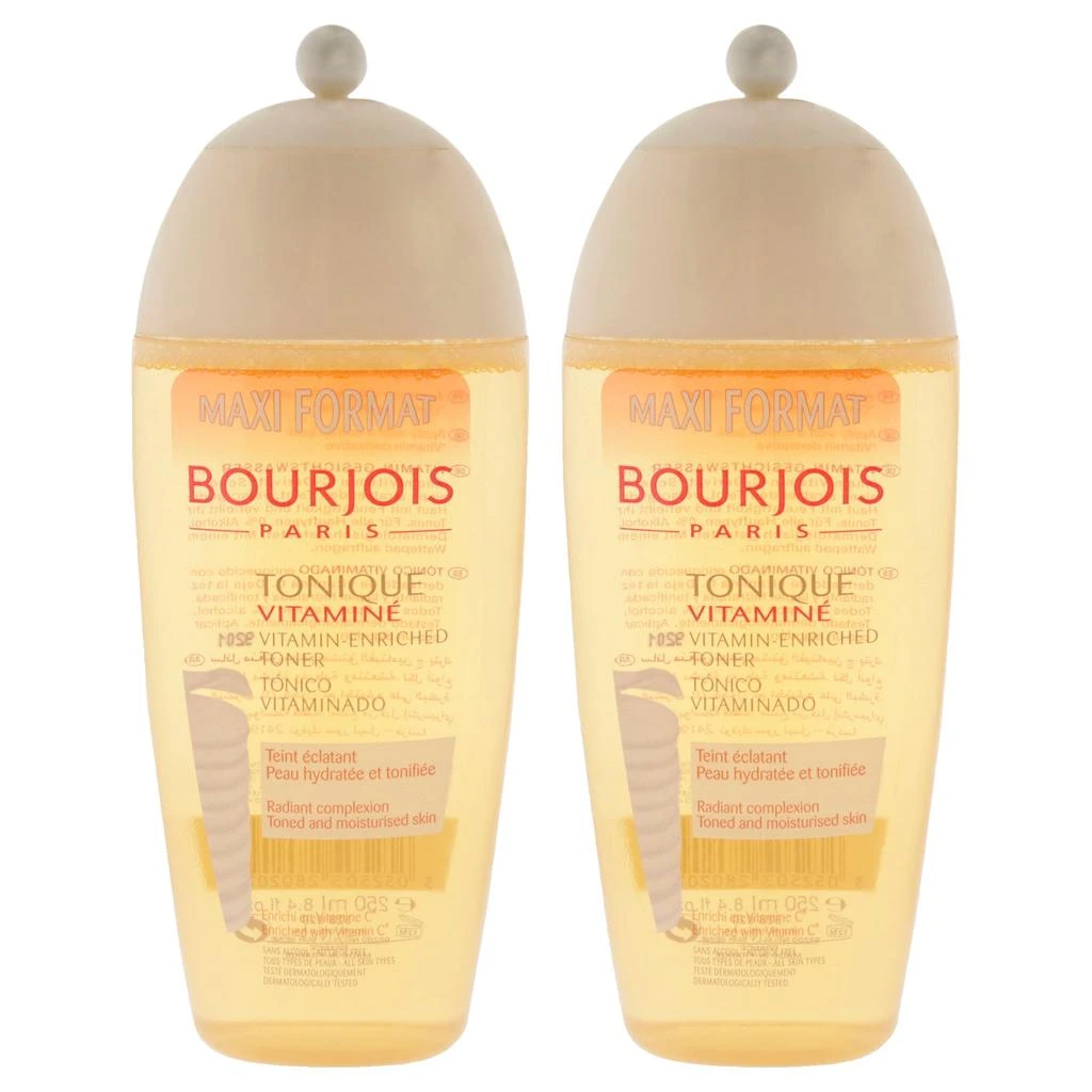 Bourjois Maxi Format Vitamin-Enriched Toner by  for Women - 8.4 oz Toner - Pack of 2 1
