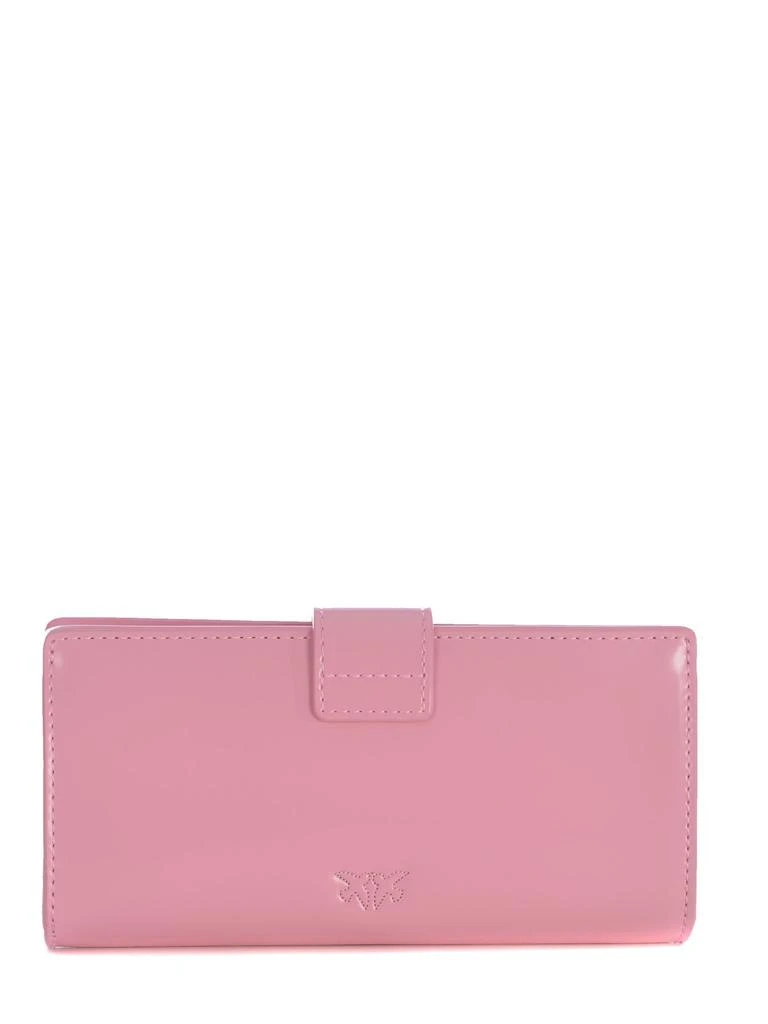 PINKO Pinko Logo Embroidered Bi-Fold Wallet 2