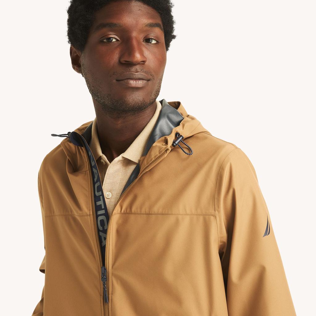 Nautica Mens Packable Seam-Sealed Jacket