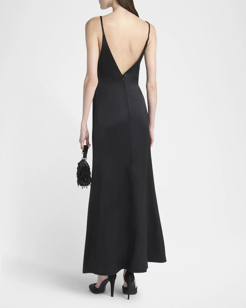 Giorgio Armani Plunging Glitter Silk Satin Gown - Dresses & Skirts - Free  Shipping - BeyondStyle