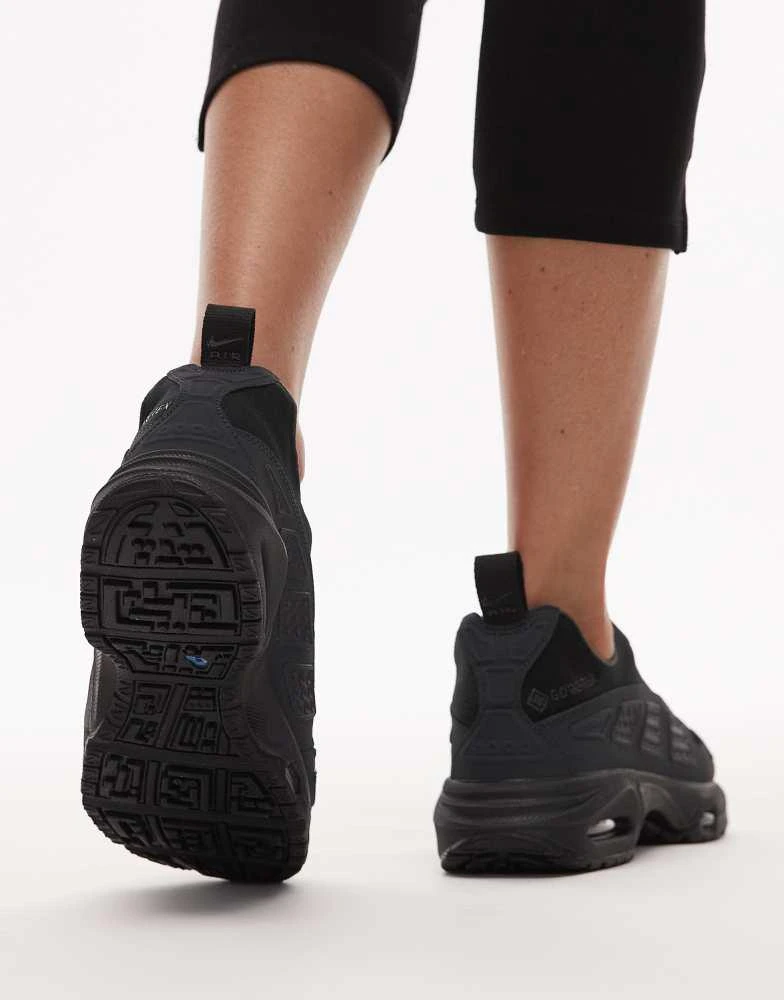 NIKE Nike Air Max SNDR GORE-TEX trainers in triple black 4