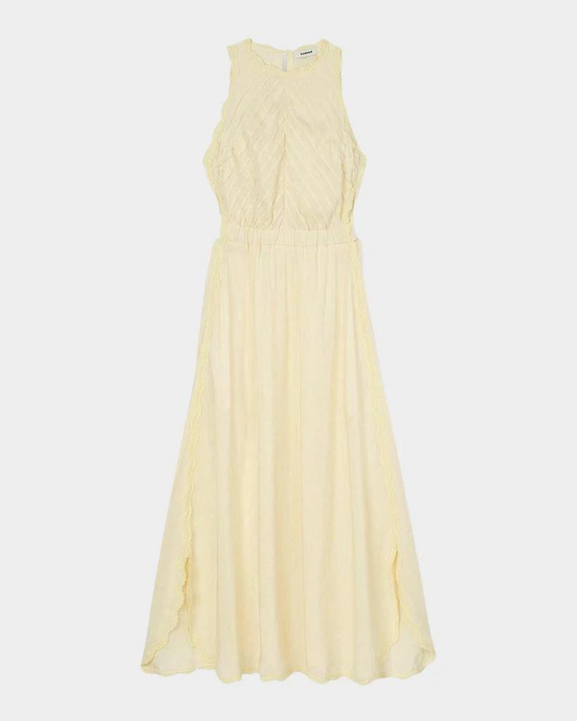 Sandro Sissy Lace-Trim Maxi Dress 1
