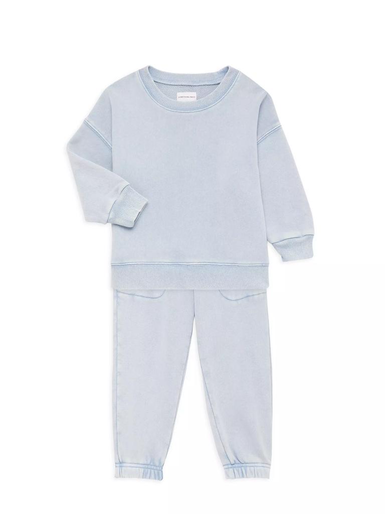 Something Navy Little Girl's & Girl's Classic Cotton Jogger Pants