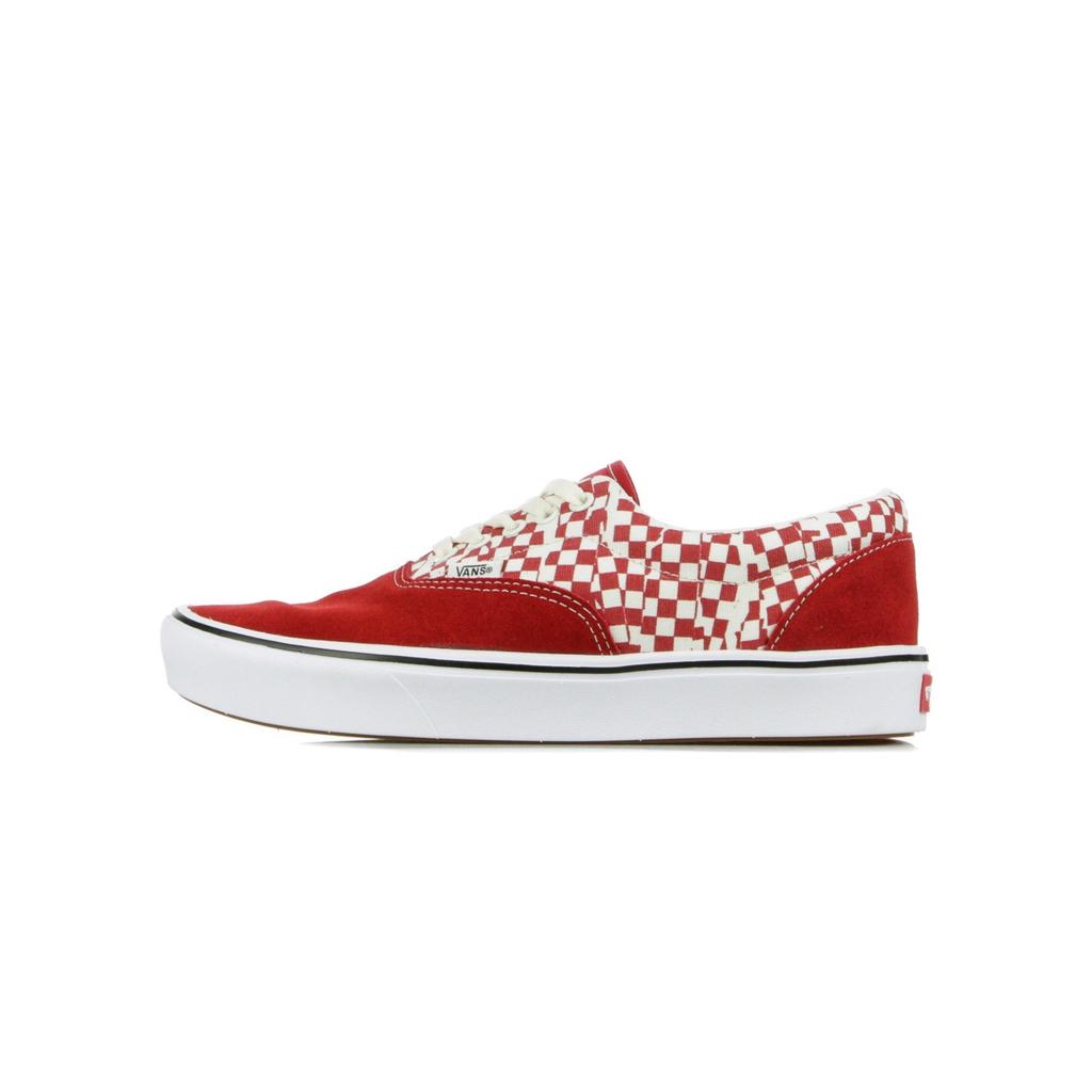 Vans Comfy Cush Era Men's Low Shoe Tear Check Racing Red/true White