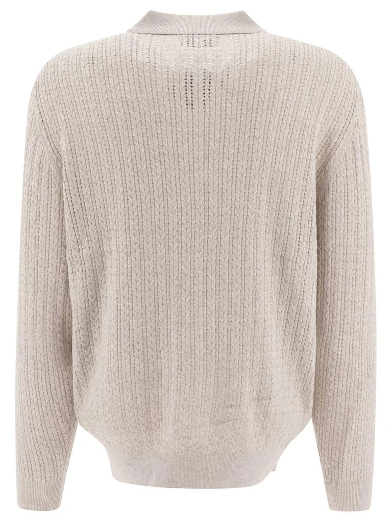 BEAMS PLUS Beams Plus Textured Knit Polo Shirt 2