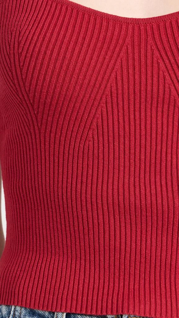 Reformation Jenni Strapless Sweater 5