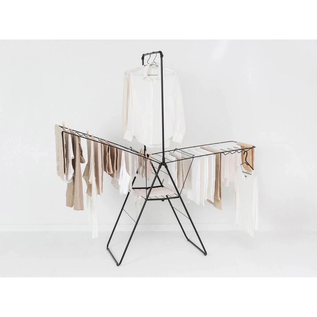 Brabantia Brabantia HangOn Drying Rack - 25m + Rod - Matt Black 13