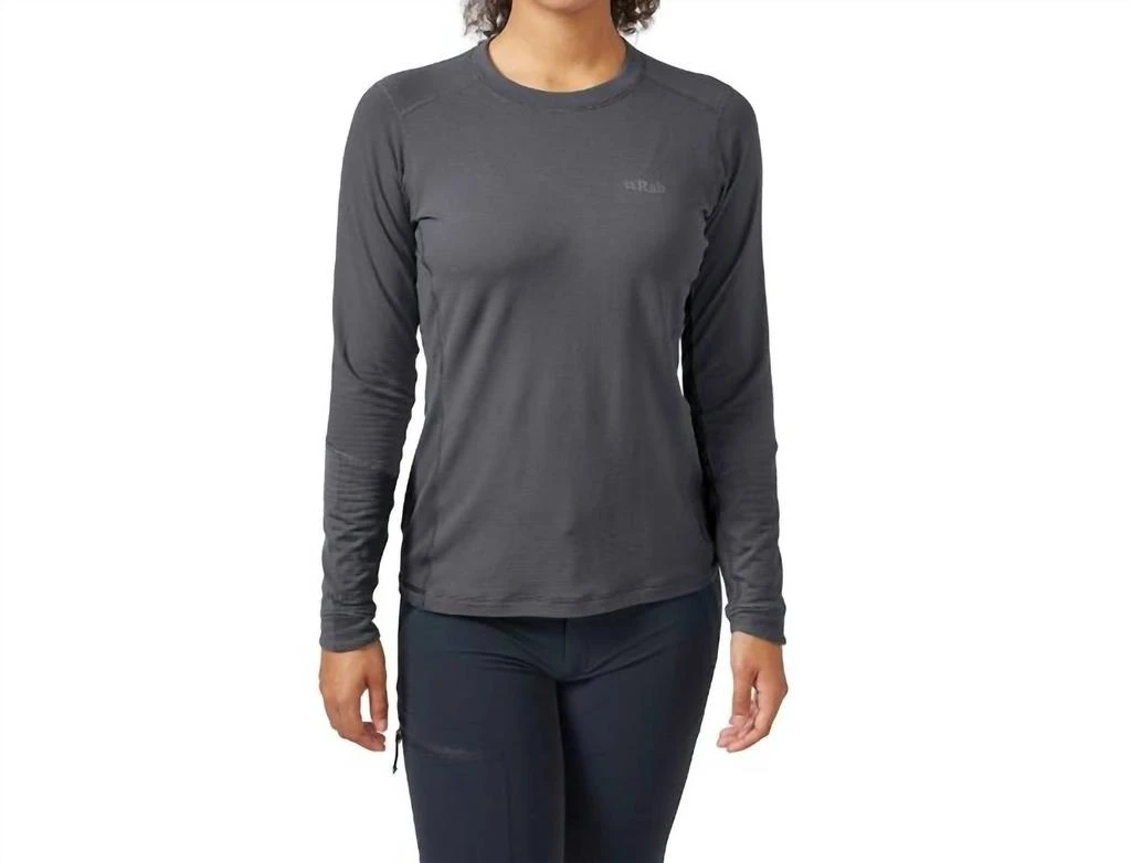 Rab Conduit Crew Shirt In Beluga 1