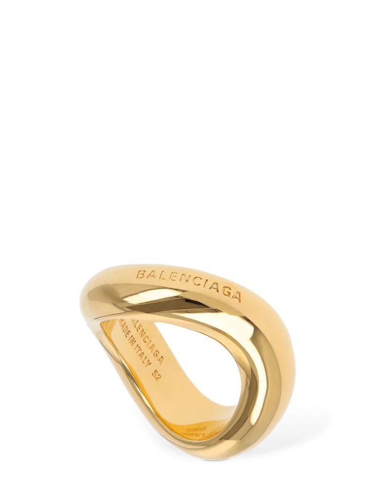 Balenciaga Loop Brass Ring 1