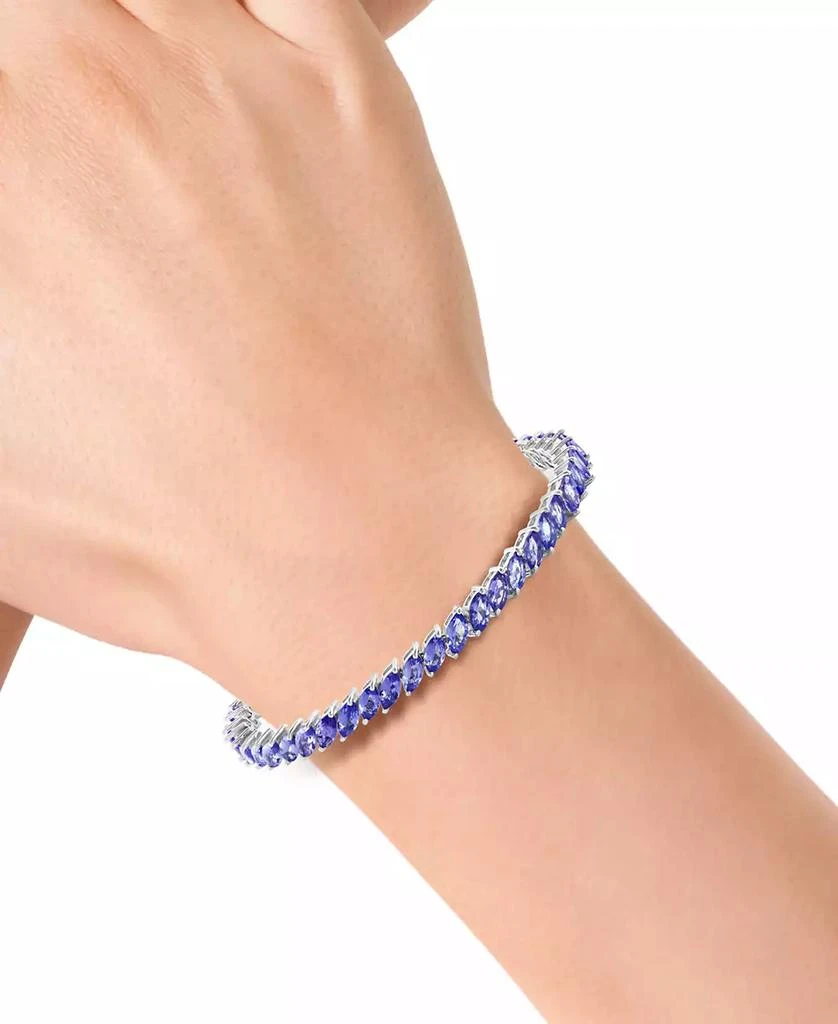 EFFY Collection EFFY® Tanzanite Marquise Tennis Bracelet (12-1/3 ct. t.w.) in Sterling Silver 2