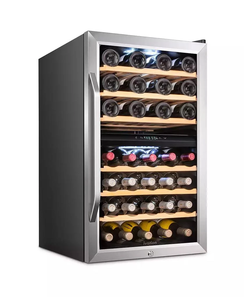 Ivation Freestanding Wine Refrigerator, 43 Bottle Wine Cooler