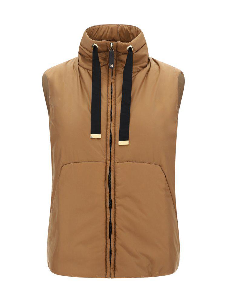 Max Mara The Cube Max Mara The Cube Zip-Up Drawstring Down Jacket