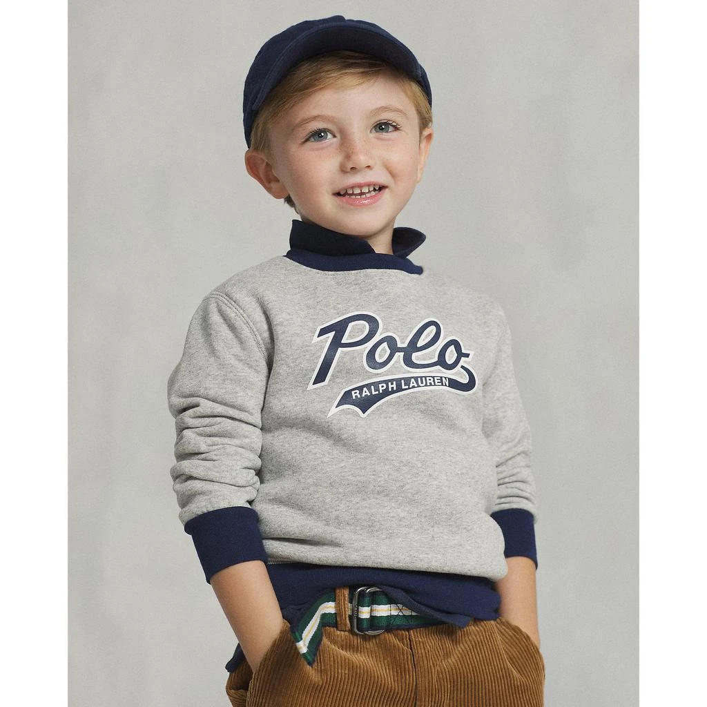 Polo Ralph Lauren Kids Logo Fleece Sweatshirt (Toddler) 3