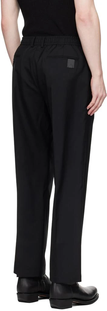 n.hoolywood Black Wide Tapered Trousers 3