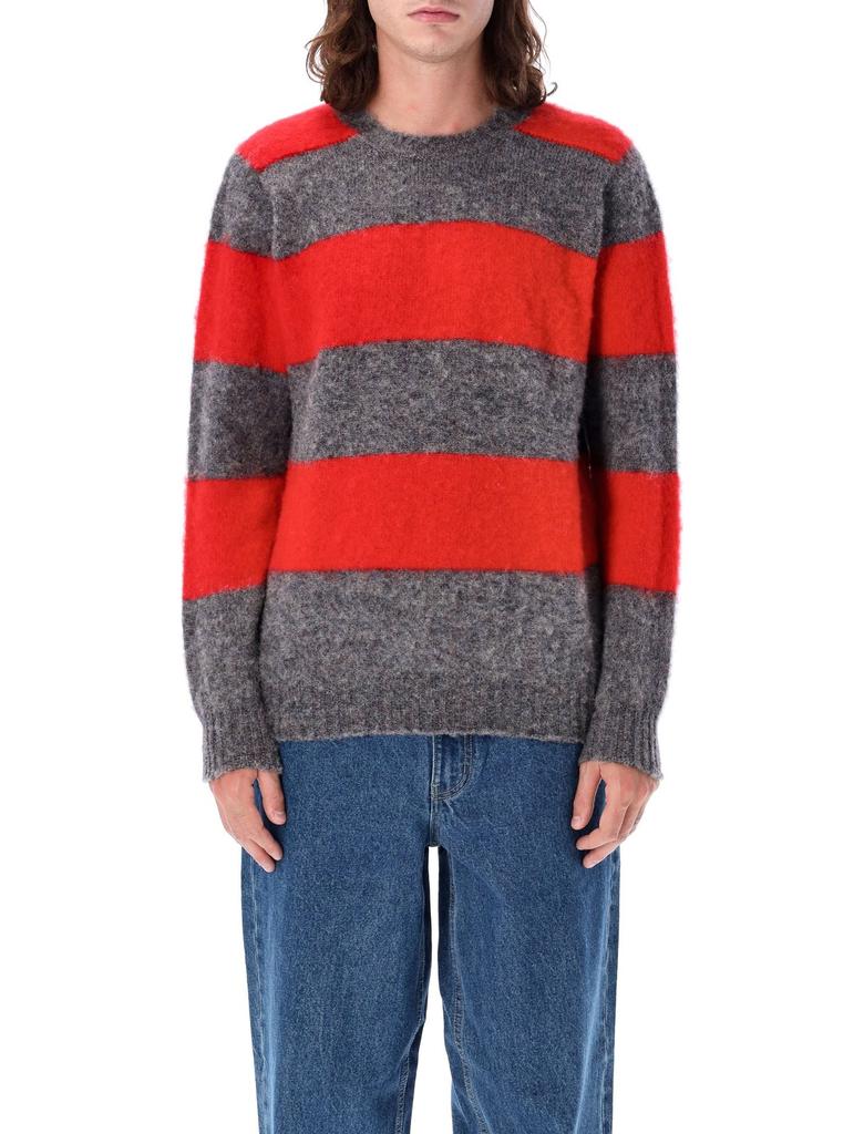 HOWLIN' Howlin' Shaggy Bear Stripe Knit Sweater