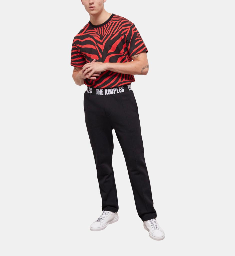 THE KOOPLES The Kooples Black Logo Pants