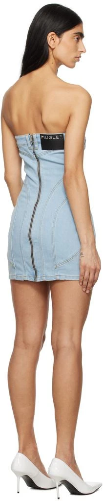 Blue Spiral Denim Bustier Minidress  On Sale Now with Up to 60% Off |  Discover Exclusive Deals & Savings at BeyondStyle  Authentic Mugler short  dresses|women with Limited-Time Discounts, Free Shipping,