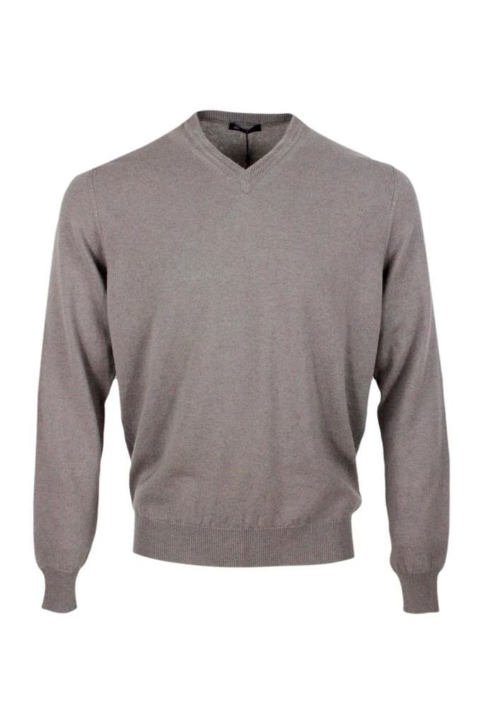 COLOMBO Colombo Long-Sleeved V-Neck Knitted Jumper 1