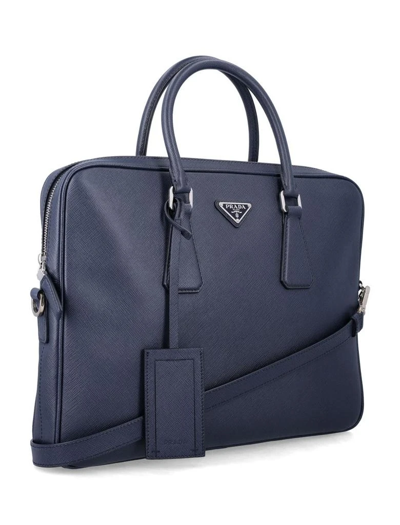 Prada Prada Saffiano Leather Work Bag With Shoulder Strap 2