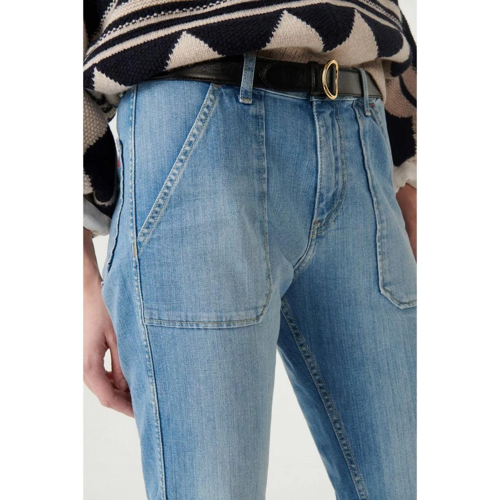 预计3周后发货 ba&sh Jeans Sally - Lightusedblue - Femme 3