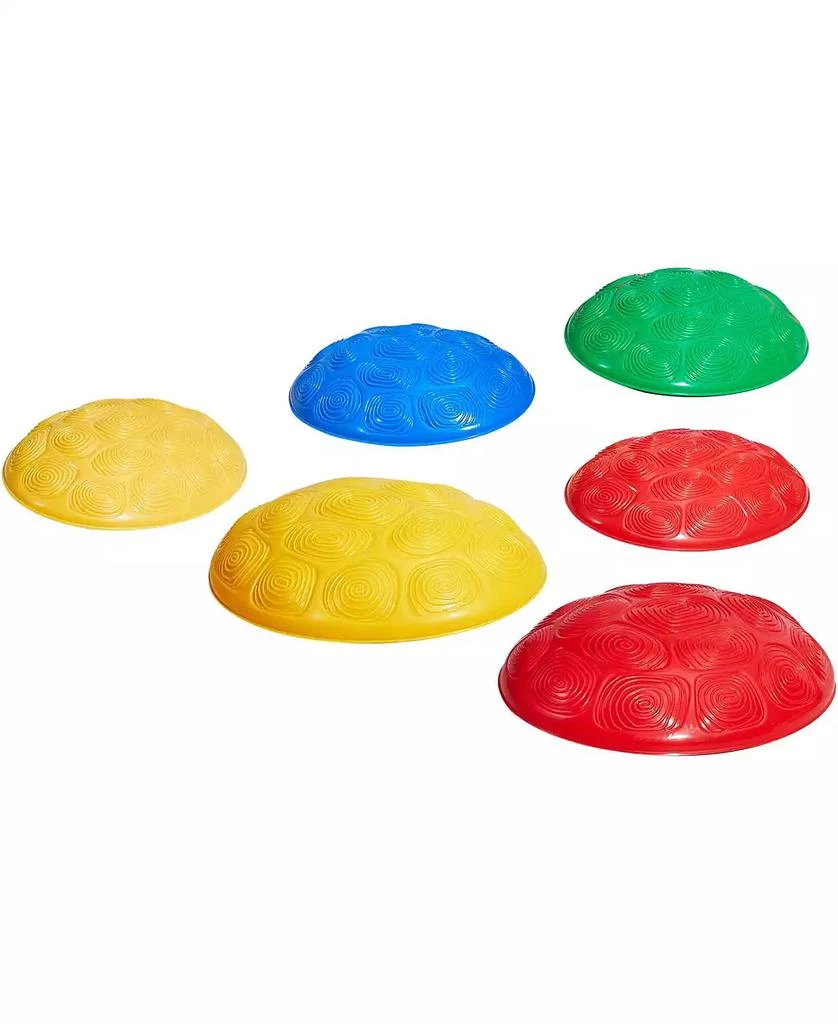 SUGIFT 6-PC Turtle Balance Stepping Stones for Sensory Play, 220 lb Rated 3