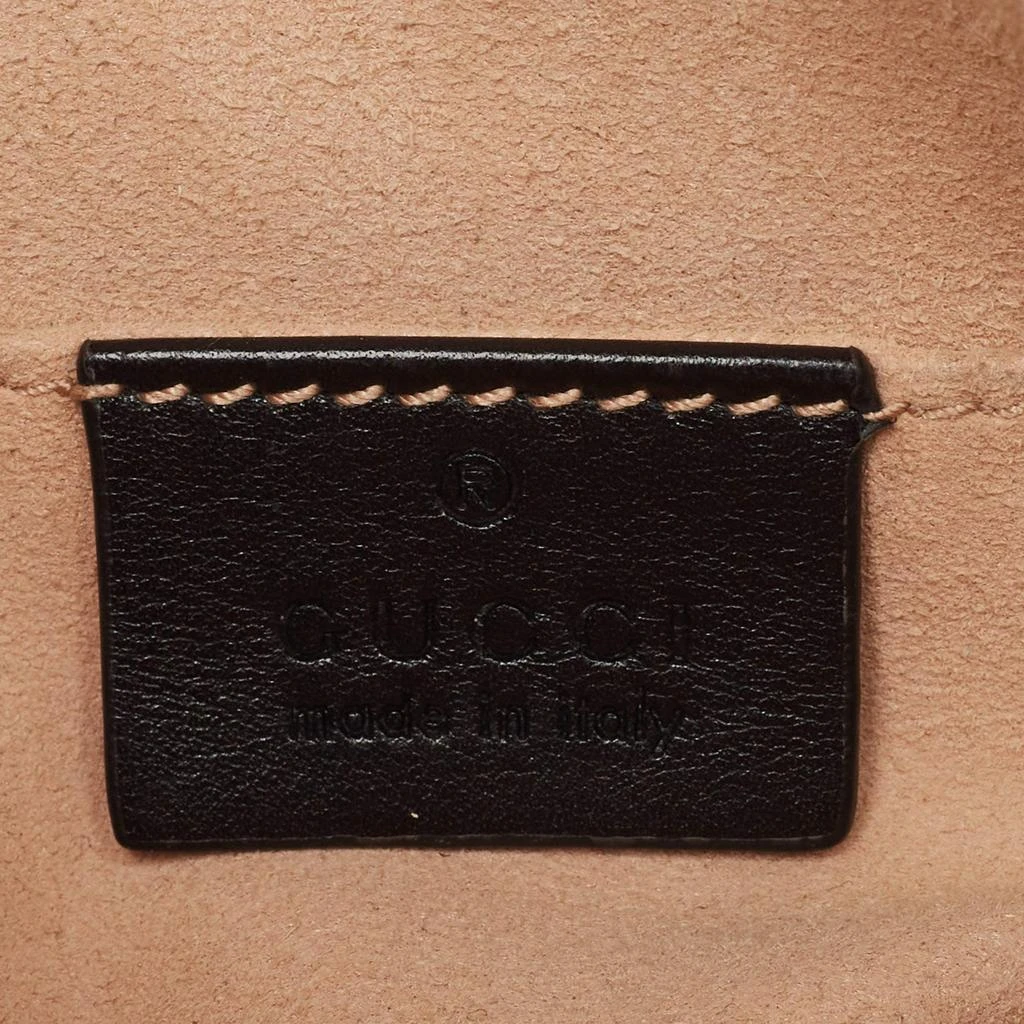 Gucci Gucci Black Matelassé Leather Mini GG Marmont Belt Bag 11