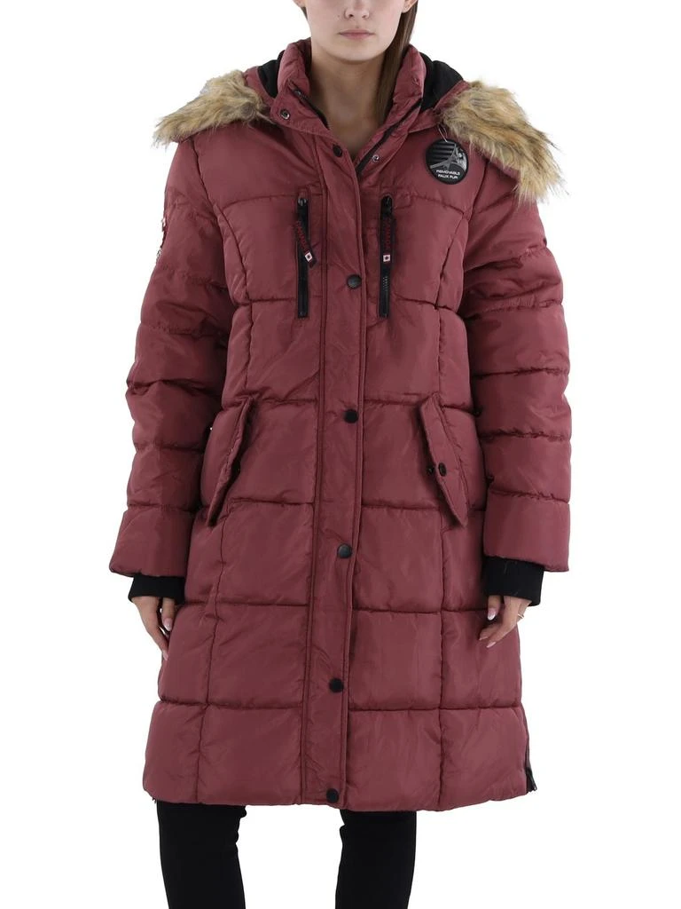 Canada Weather Gear Womens Midi Warm Parka Coat 1