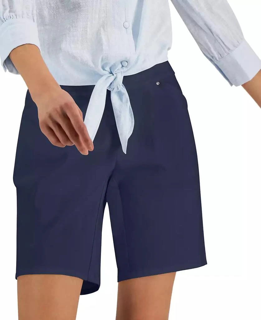 INC International Women's Curvy Mid Rise Pull-On Bermuda Shorts, Created for Macy's 3