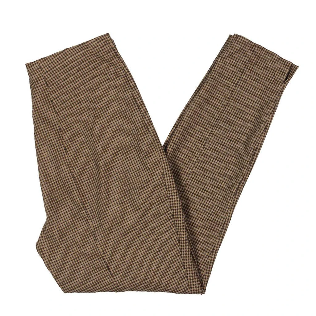Ralph Lauren Womens High Rise Houndstooth Cropped Pants 2