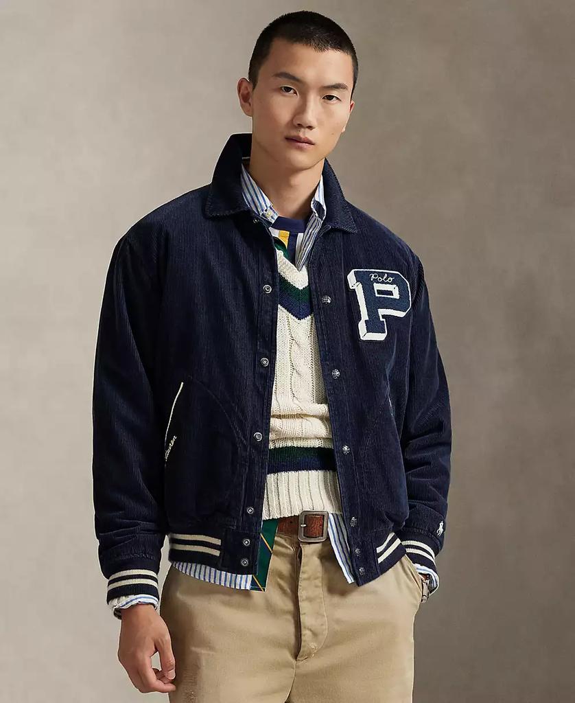 Ralph Lauren Men's Corduroy Letterman Jacket