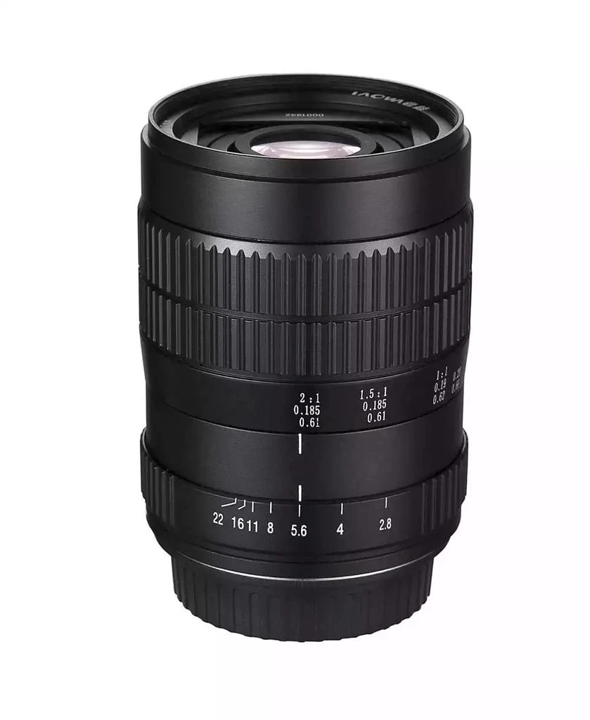 Venus Laowa 60mm f/2.8 2x Ultra-Macro Lens for Nikon F, Bundle with ProOptic 62mm Filter Kit, Cleaning Kit, Lens Cap Tether, Lens Case, Lens Cleaner, 3