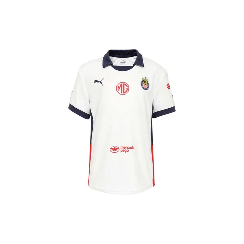 Puma Chivas Away Collared Short Sleeve Soccer Replica Jersey 24-25