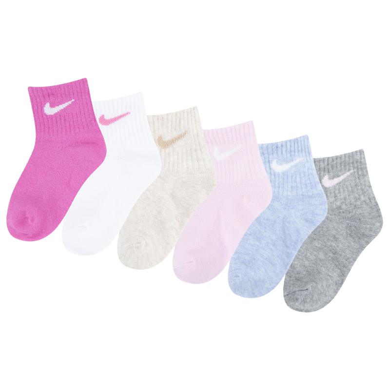 NIKE Nike Swoosh 6 Pack Ankle Socks - Boys' Infant