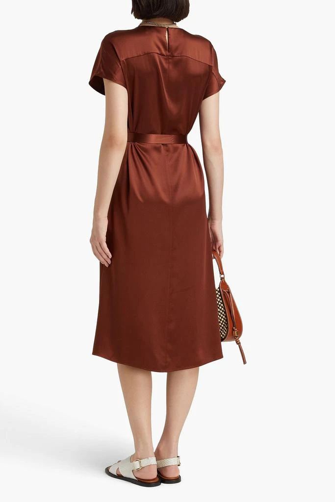 Joseph Dauphine belted silk-satin midi dress 3
