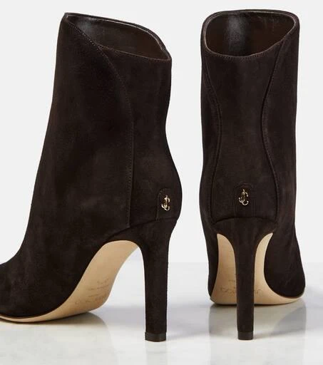 Jimmy Choo Karter 85 suede leather ankle boots 6