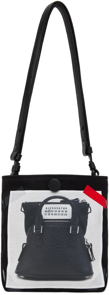 MAISON MARGIELA Black Trompe L'oeil 5AC Baby Tote 1