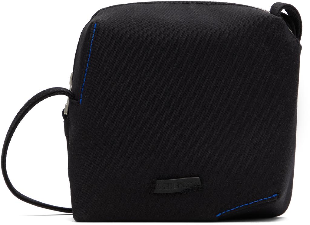 ADER error Black Small Cracked Shopper Bag - Crossbody Bags