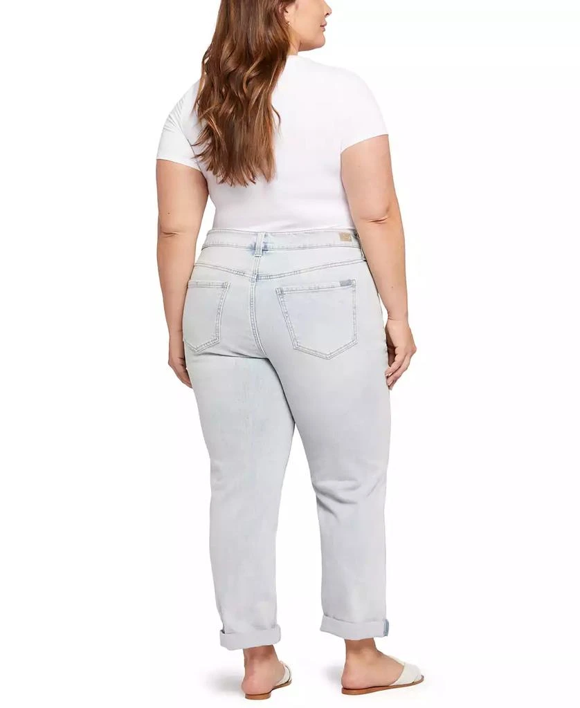 Seven7 Plus Size High Rise Slim Fit Jeans with Rolled Cuff 2