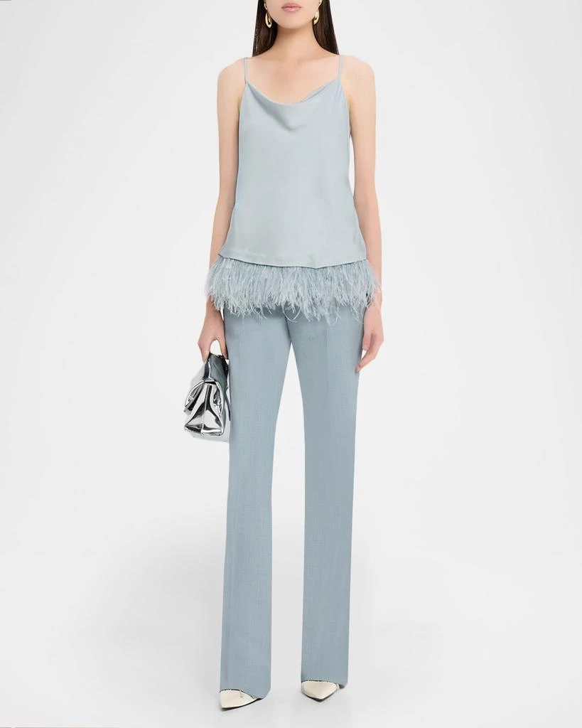 A.L.C. Eliza Feather Trimmed Camisole Top 2