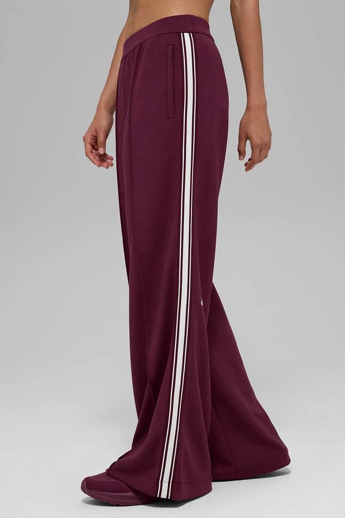 Alo Track Star Wide Leg Pant (Regular) - Burgundy 1